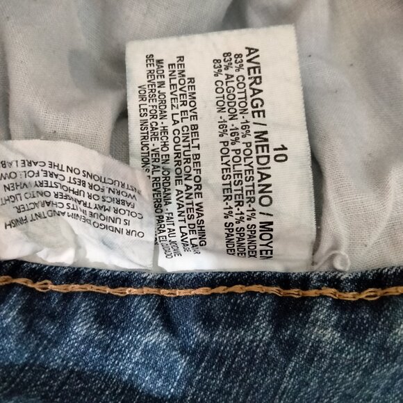 Bandolinoblu Denim Bermuda Length shorts size 10 - Picture 8 of 8